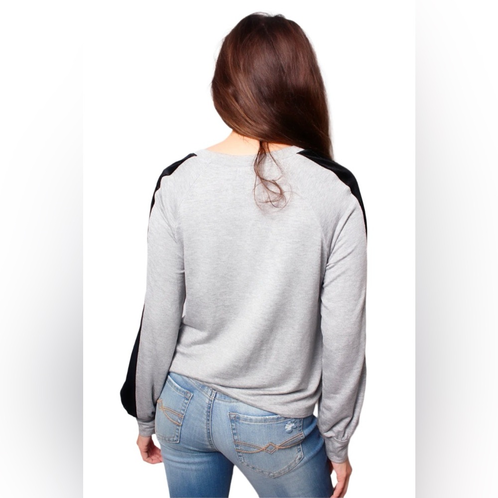 MOA MOA LARGE Women's Long Sleeve Crew Neck Top - Picture 5 of 6